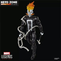 PRE ORDINE - HASBRO - Marvel Legends Buildable Figure Series Box Ghost Rider Robbie Reyes Action Figure