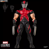 PRE ORDINE - HASBRO - Marvel Legends Buildable Figure Series Box Ultimate Wolverine Action Figure