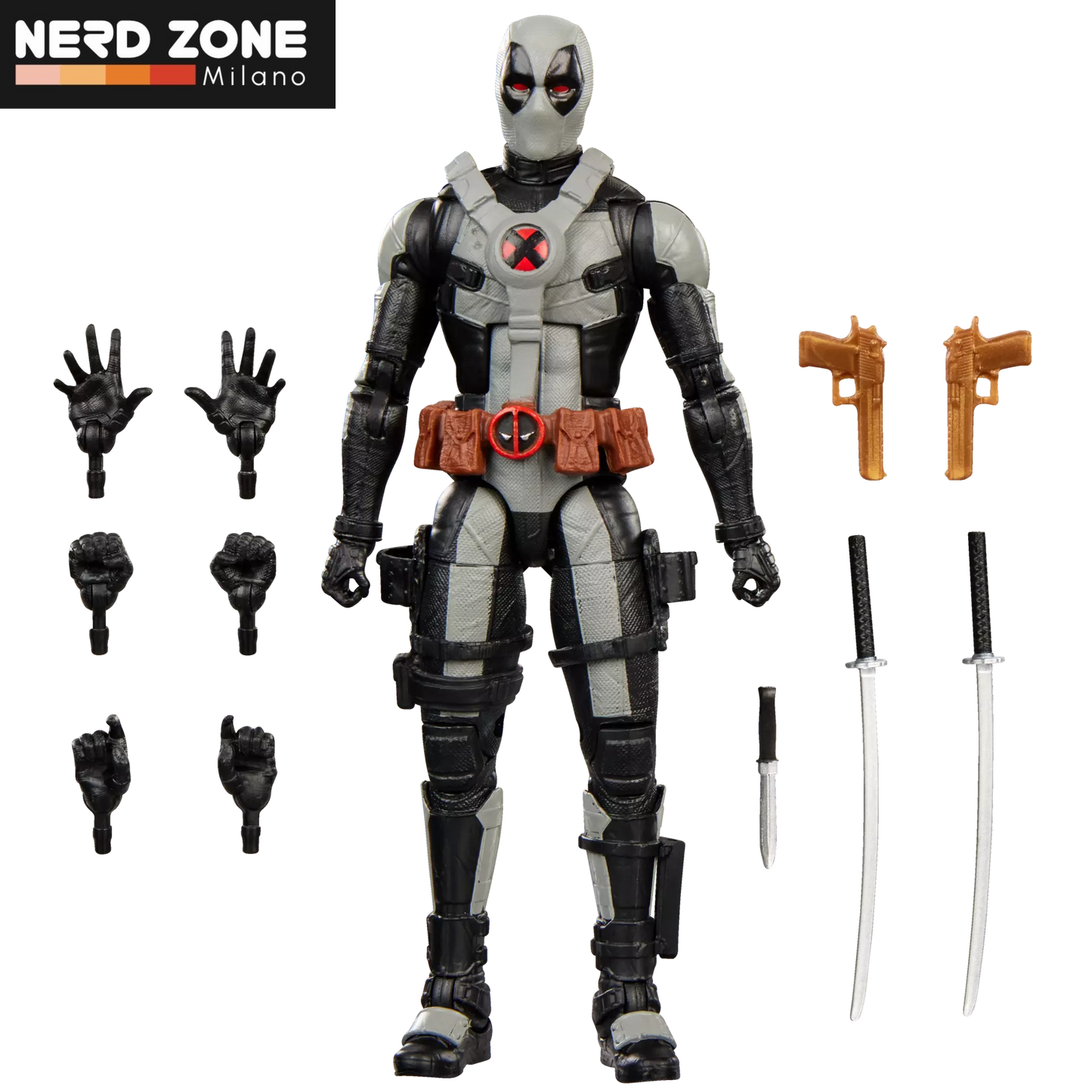 PRE ORDINE - HASBRO - Marvel Legends Deadpool And Wolverine Deadpool Black And White Action Figure