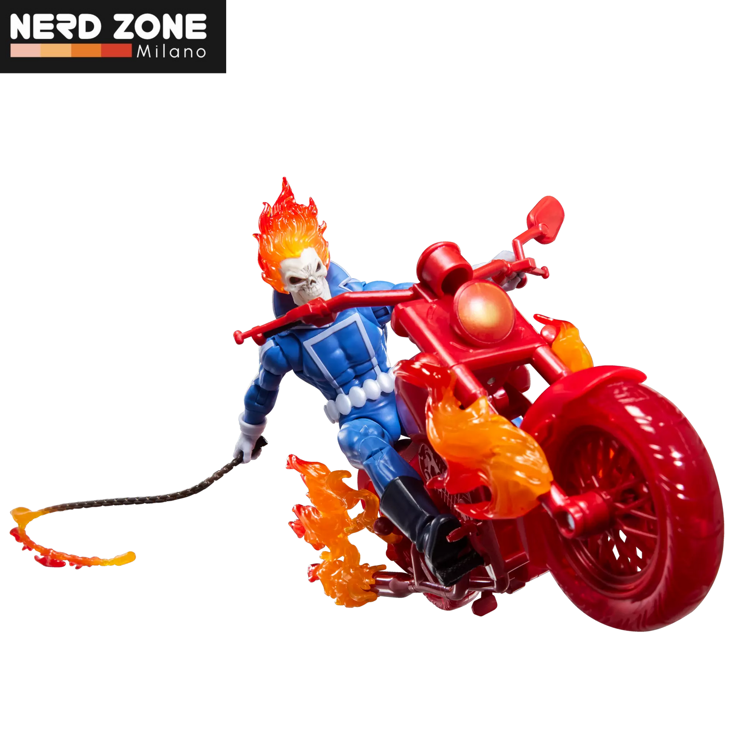 PRE ORDINE - HASBRO - Marvel Legends Ghost Rider Jhonny Blaze With Bike Action Figure