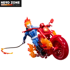 HASBRO - Marvel Legends Ghost Rider Jhonny Blaze With Bike Action Figure