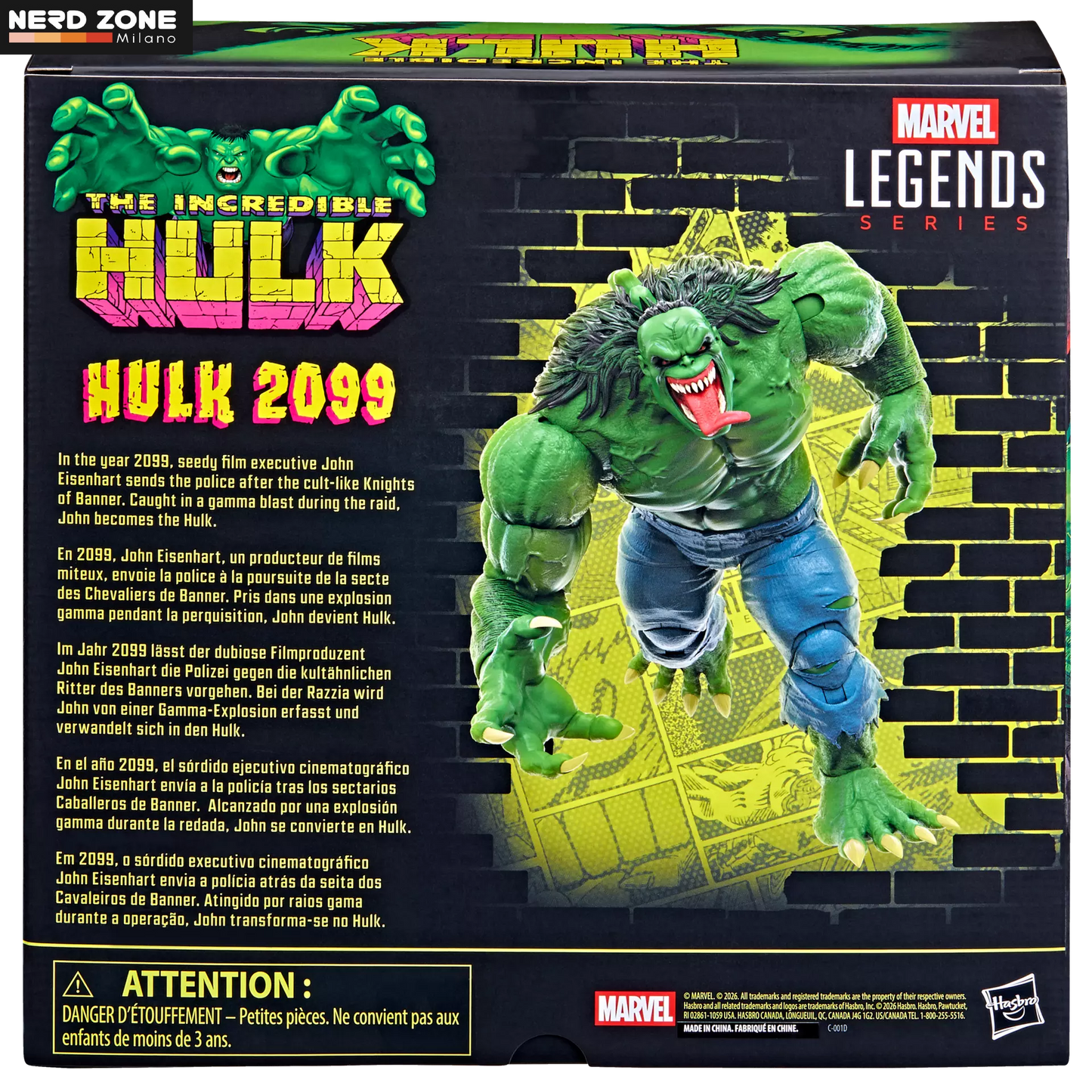 PRE ORDINE - HASBRO - Marvel Legends Hulk 2099 Action Figure