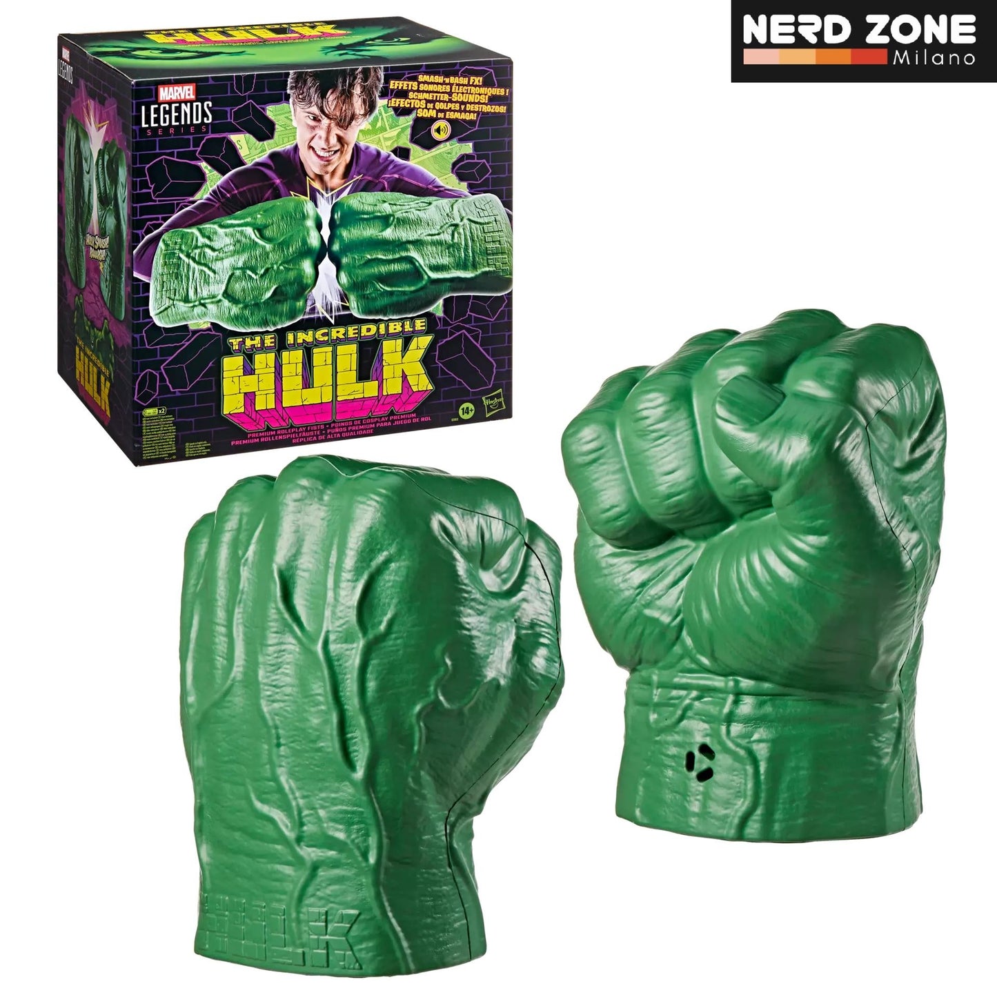 PRE ORDINE - HASBRO - Marvel Legends Incredible Hulk Electronic Fists