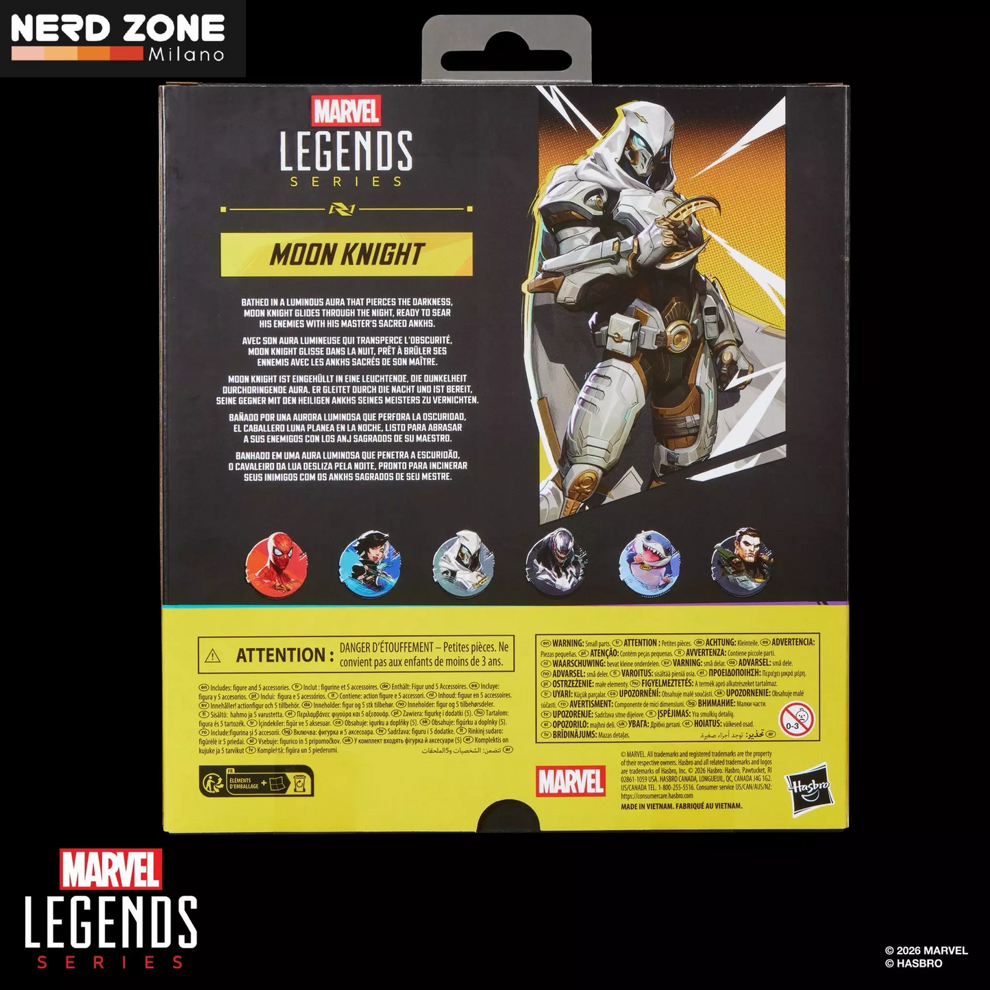 PRE ORDINE - HASBRO - Marvel Legends Marvel Rivals Moon Knight Action Figure