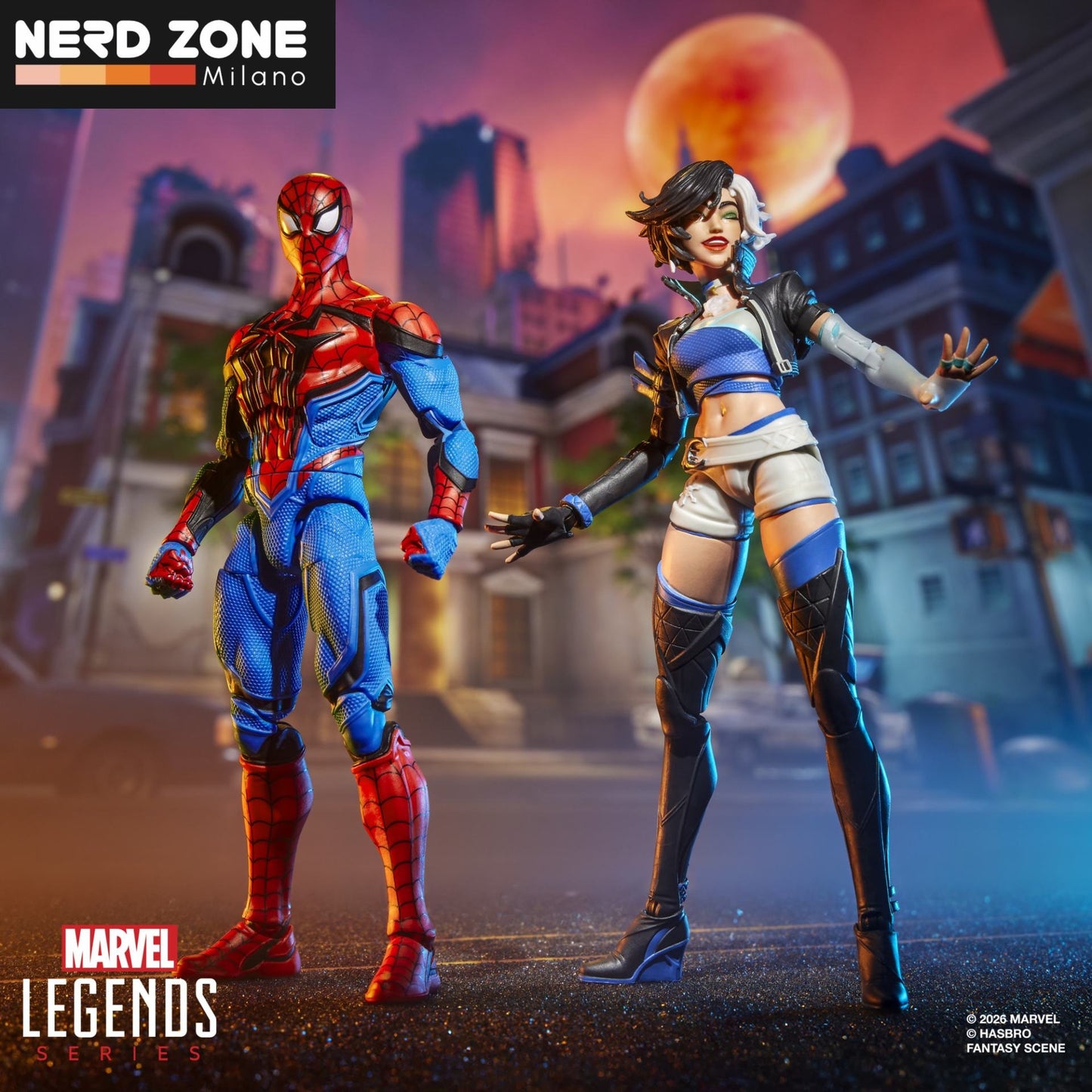 PRE ORDINE - HASBRO - Marvel Legends Marvel Rivals Spider-man And Luna Snow Action Figures