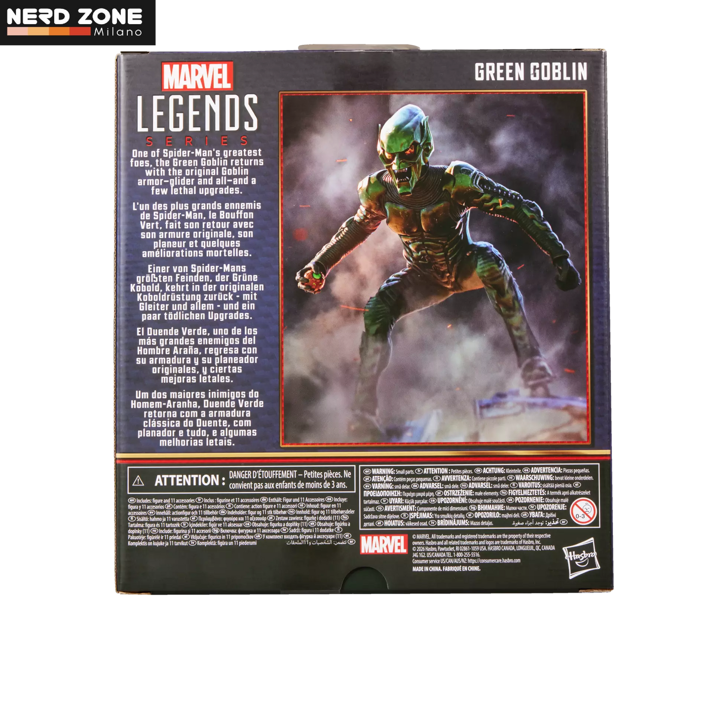PRE ORDINE - HASBRO - Marvel Legends Spider-man No Way Home Green Goblin Action Figure