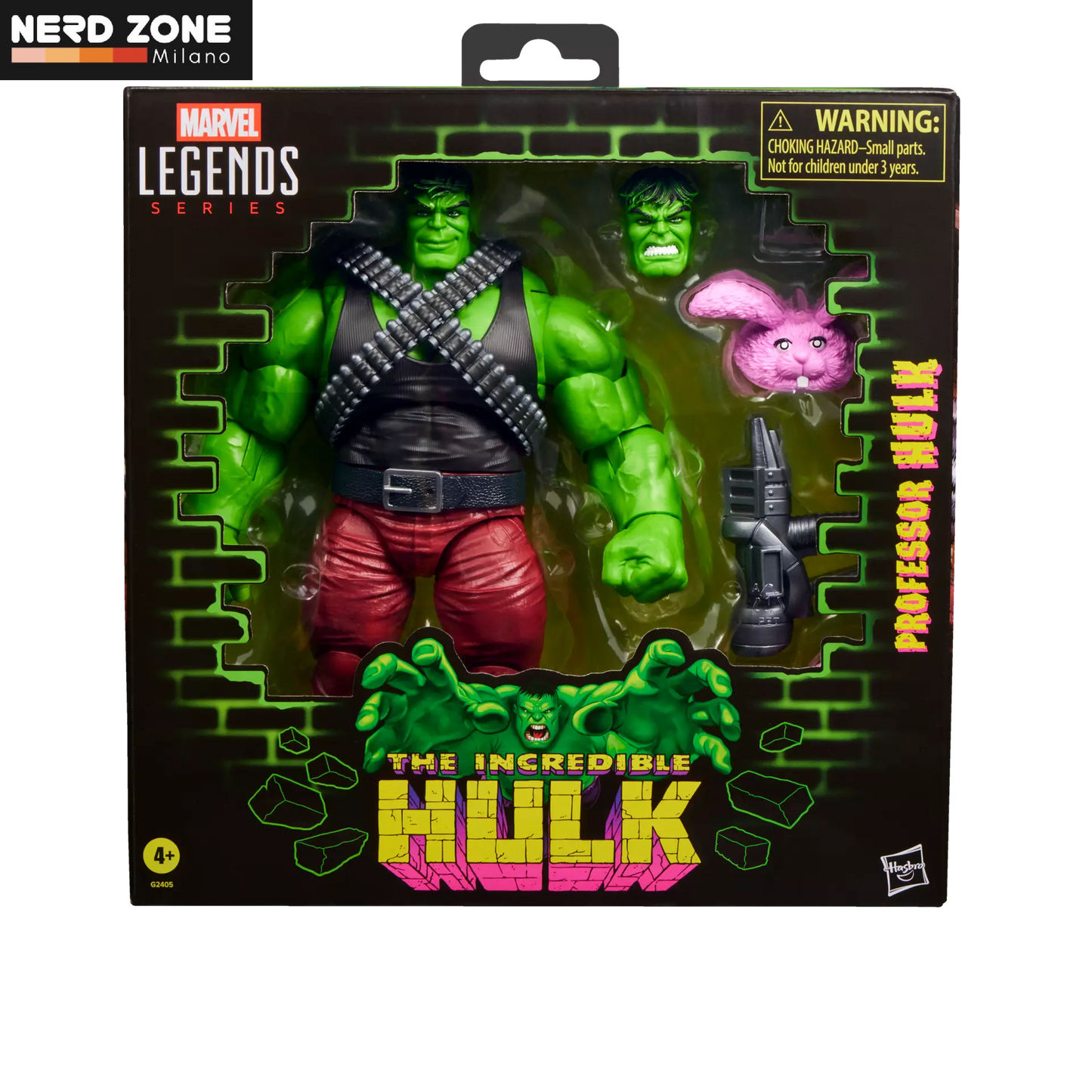 PRE ORDINE - HASBRO - Marvel Legends The Incredible Hulk Professor Hulk Action Figure