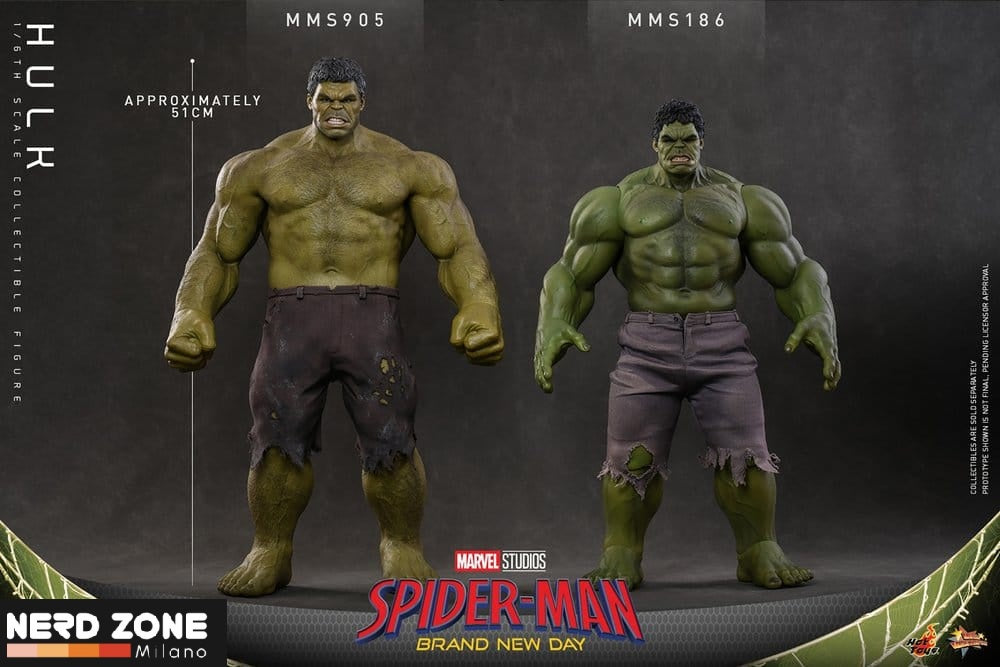 PRE ORDINE - HOT TOYS Marvel Spider-Man: Brand New Day Action Figure 1/6 Hulk 51 cm