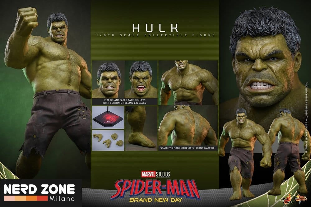 PRE ORDINE - HOT TOYS Marvel Spider-Man: Brand New Day Action Figure 1/6 Hulk 51 cm