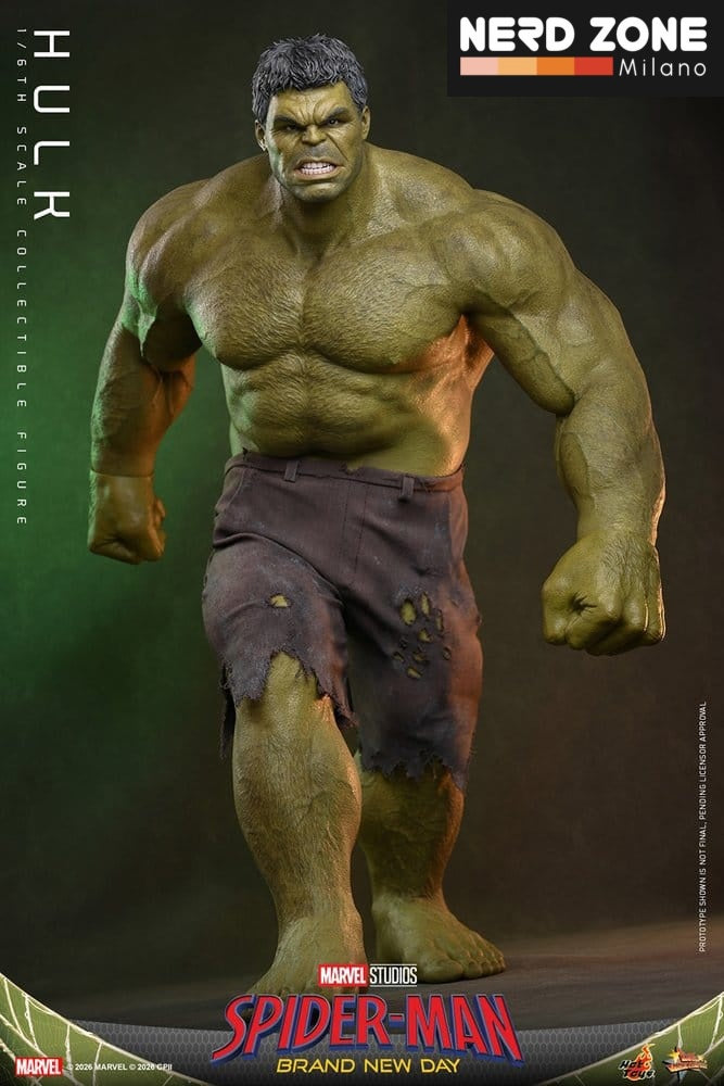 PRE ORDINE - HOT TOYS Marvel Spider-Man: Brand New Day Action Figure 1/6 Hulk 51 cm