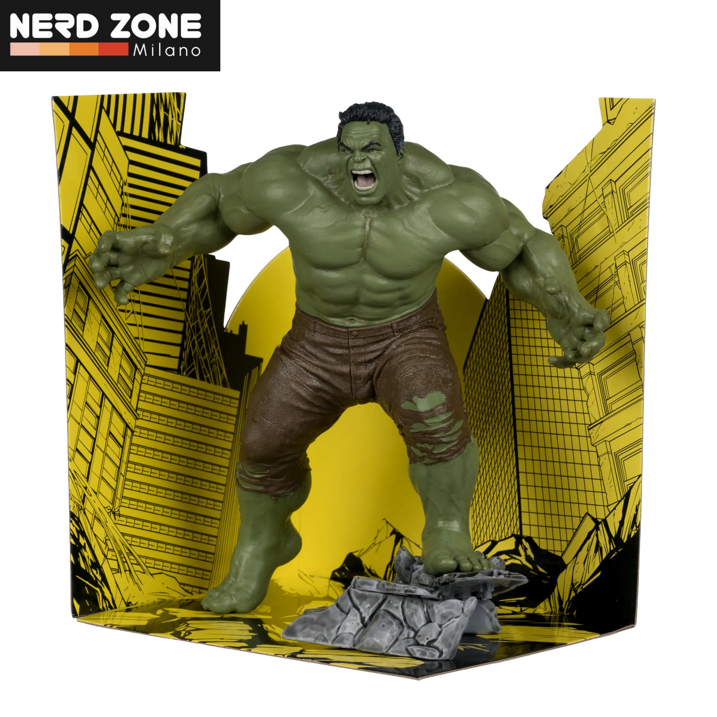 PRE ORDINE - McFARLANE TOYS 2025 - Marvel Studios Coll 1:10 Wv1 Spider-man Brand New Day Savage Hulk Figure