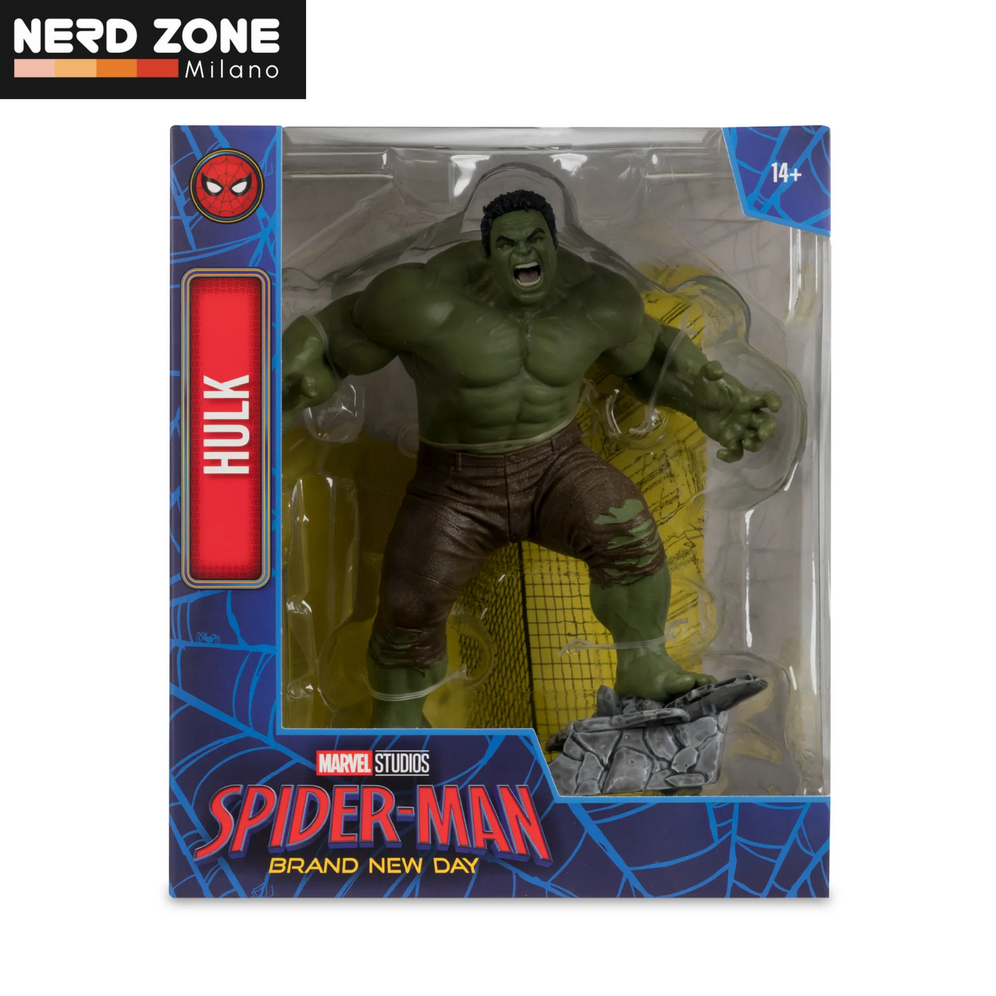 PRE ORDINE - McFARLANE TOYS 2025 - Marvel Studios Coll 1:10 Wv1 Spider-man Brand New Day Savage Hulk Figure