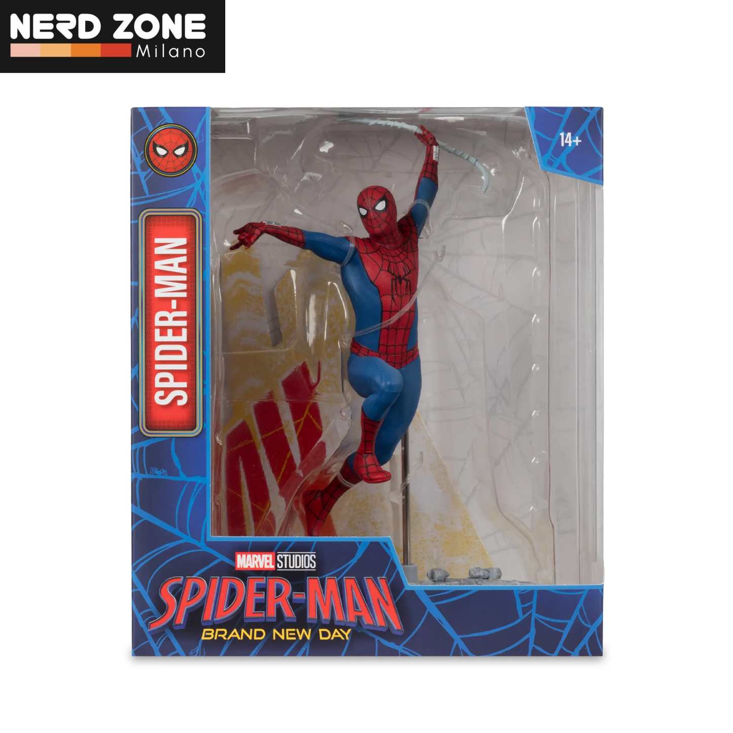 PRE ORDINE - McFARLANE TOYS 2025 - Marvel Studios Coll 1:10 Wv1 Spider-man Brand New Day Spider-man Figure