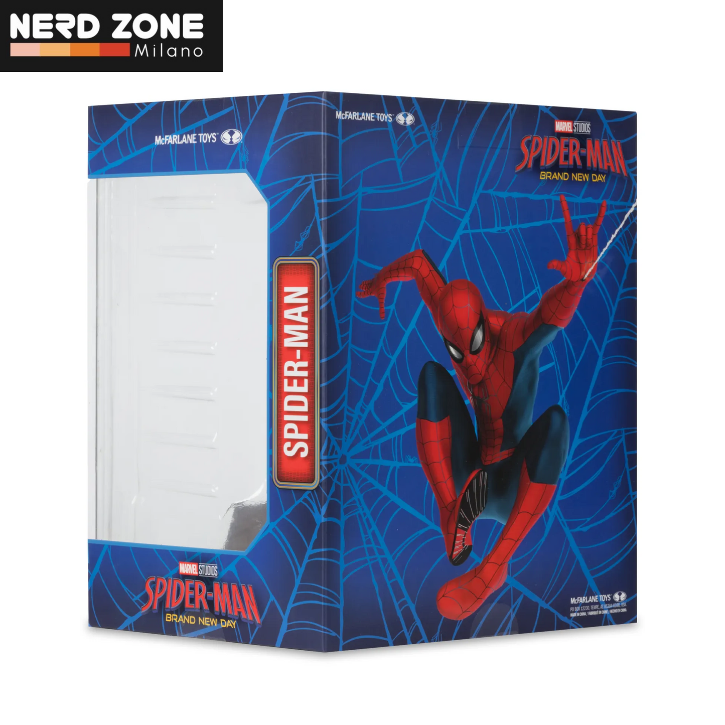PRE ORDINE - McFARLANE TOYS 2025 - Marvel Studios Coll 1:10 Wv1 Spider-man Brand New Day Spider-man Figure