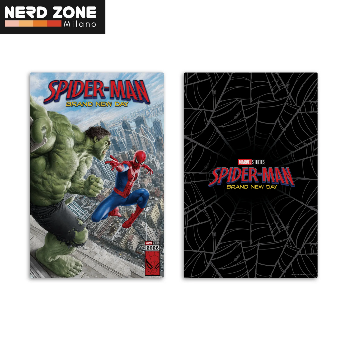 PRE ORDINE - McFARLANE TOYS 2025 - Marvel Studios Coll 1:6 Wv1 Spider-man Brand New Day Savage Hulk Figure