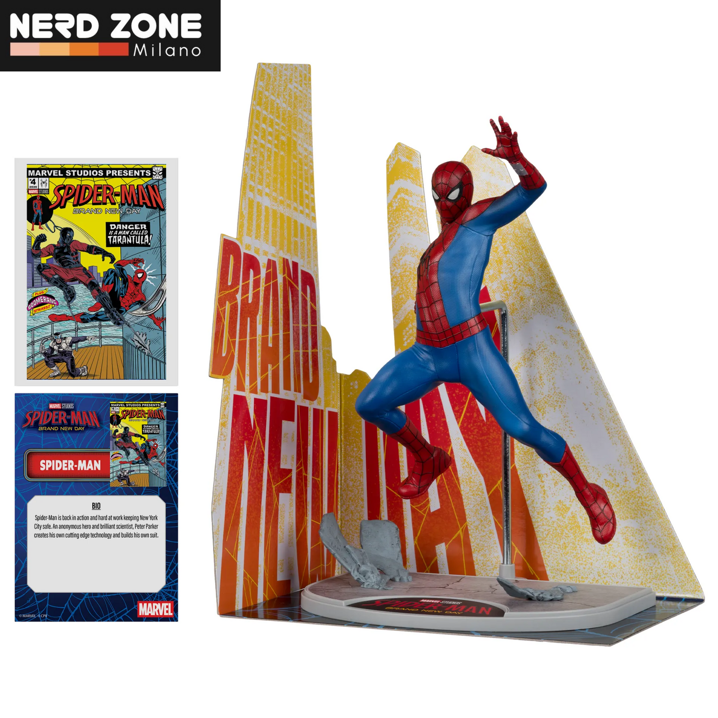 PRE ORDINE - McFARLANE TOYS 2025 - Marvel Studios Coll 1:6 Wv1 Spider-man Brand New Day Spider-man Figure