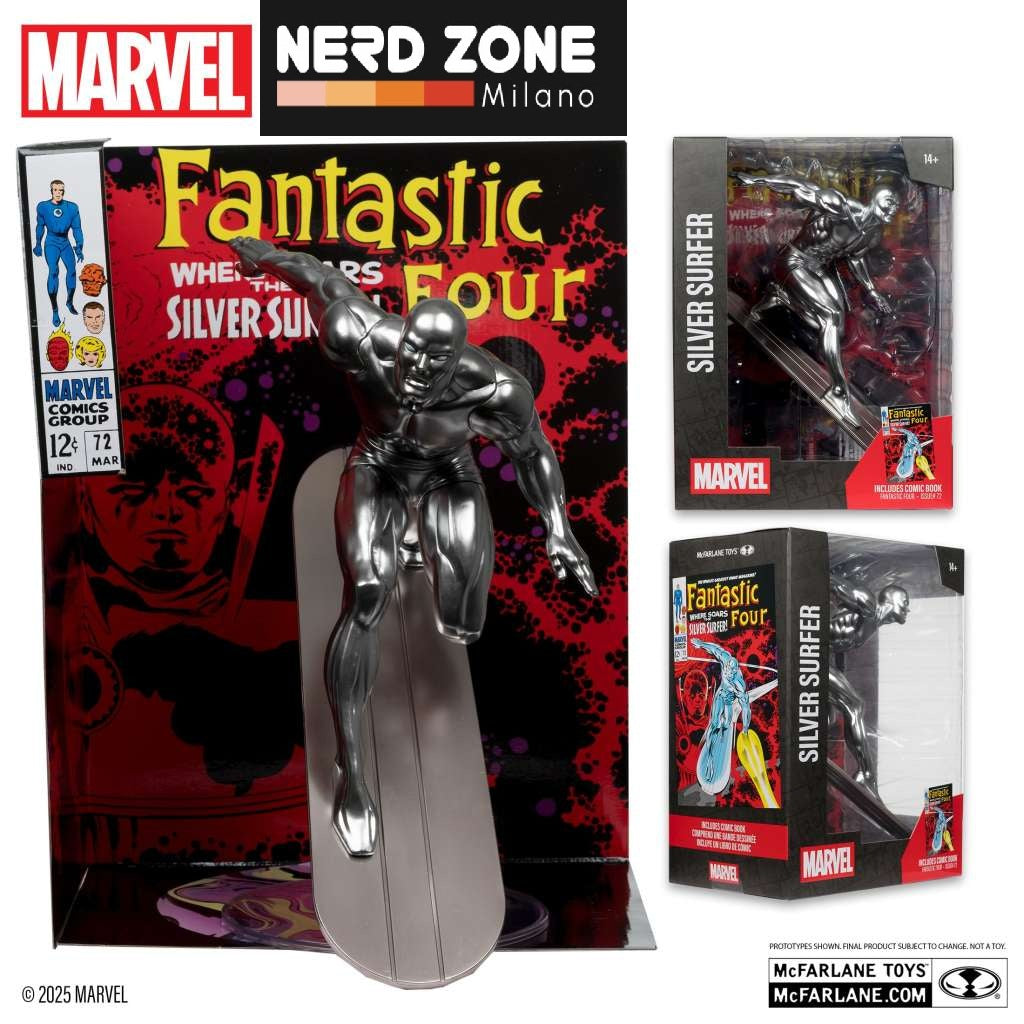 McFARLANE TOYS 2025 - Marvel Collection W6 1:6 Silver Surfer (Fantastic Four #72) Figure