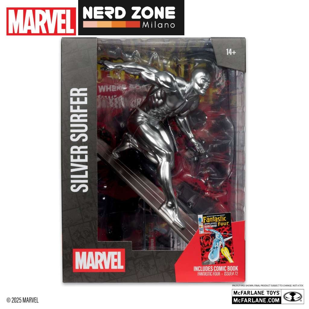McFARLANE TOYS 2025 - Marvel Collection W6 1:6 Silver Surfer (Fantastic Four #72) Figure