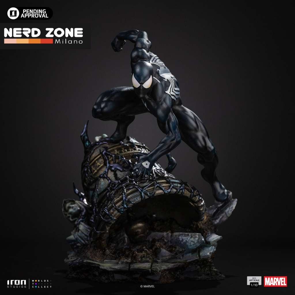 IRON STUDIOS - Marvel Comics Spider Man Black 1/10 Statue