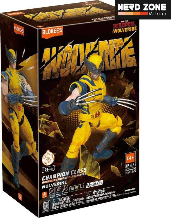 PRE ORDINE - BLOKEES - Marvel Infinity Saga Wolverine Champion Class Model Kit