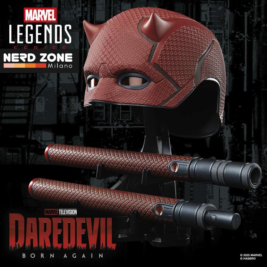 HASBRO - Marvel Legends Daredevil Born Again Mask replica 1:1