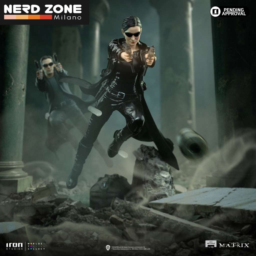 IRON STUDIOS - Matrix Trinity 1/10 Statue