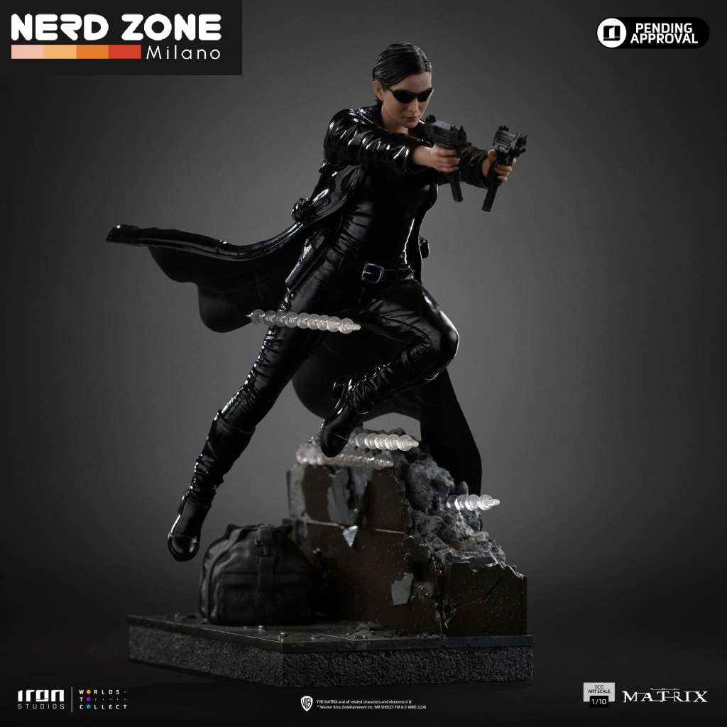 IRON STUDIOS - Matrix Trinity 1/10 Statue