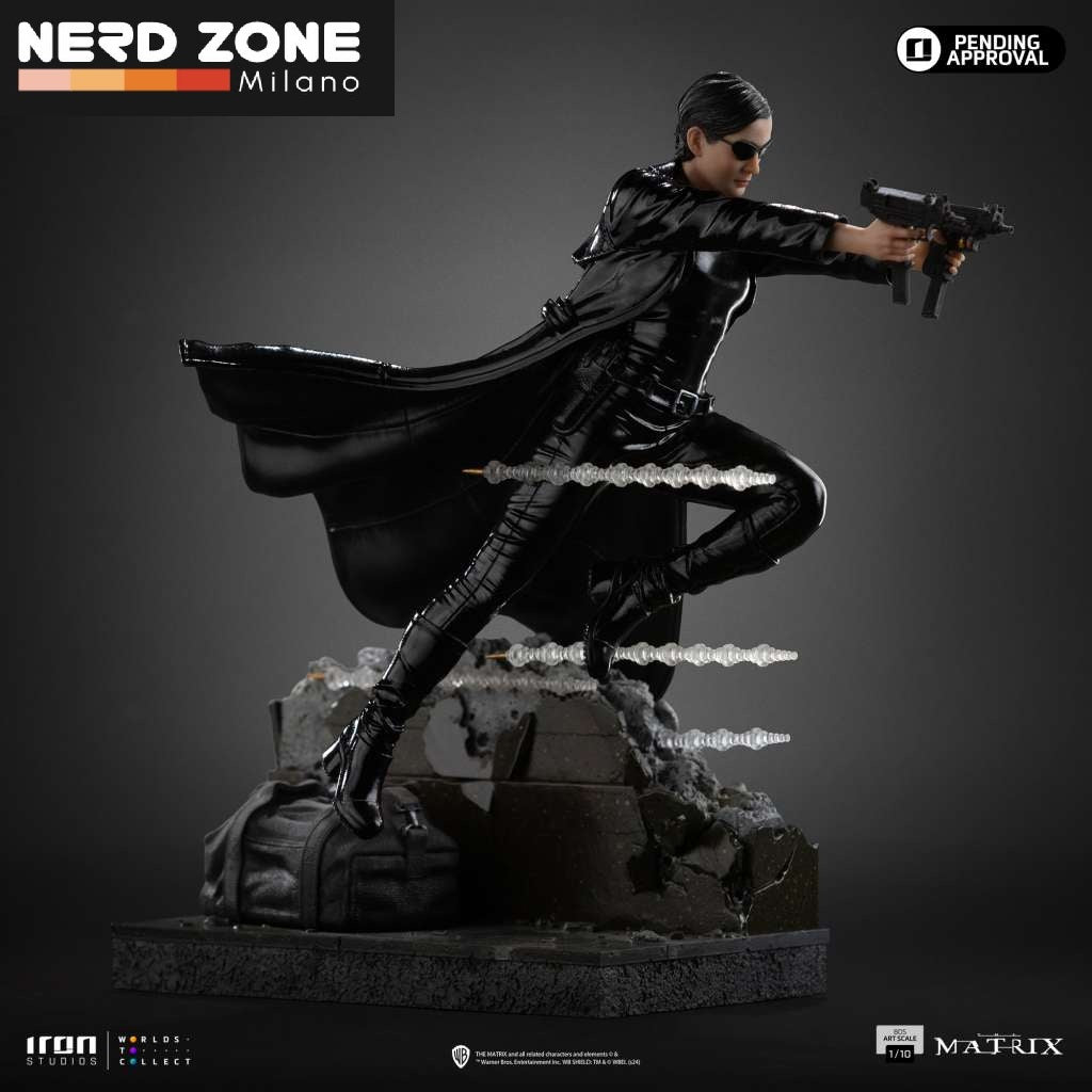 IRON STUDIOS - Matrix Trinity 1/10 Statue