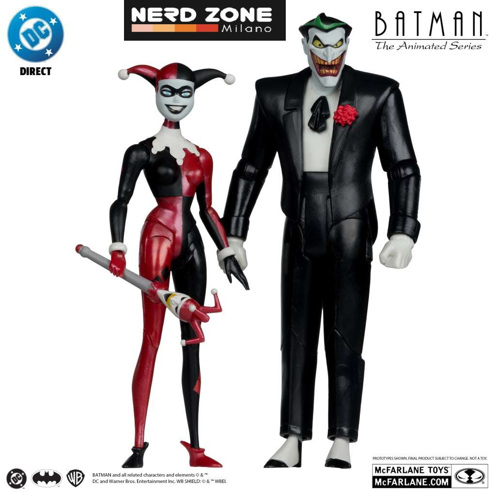 McFARLANE TOYS 2025 - Dc Direct Batman Animated Comic Harley & Joker Mad Love Af 2-pk