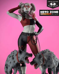 McFARLANE TOYS 2025 - Dc Direct Harley Quinn Red White & Black By Jenny Frison Resin Statue