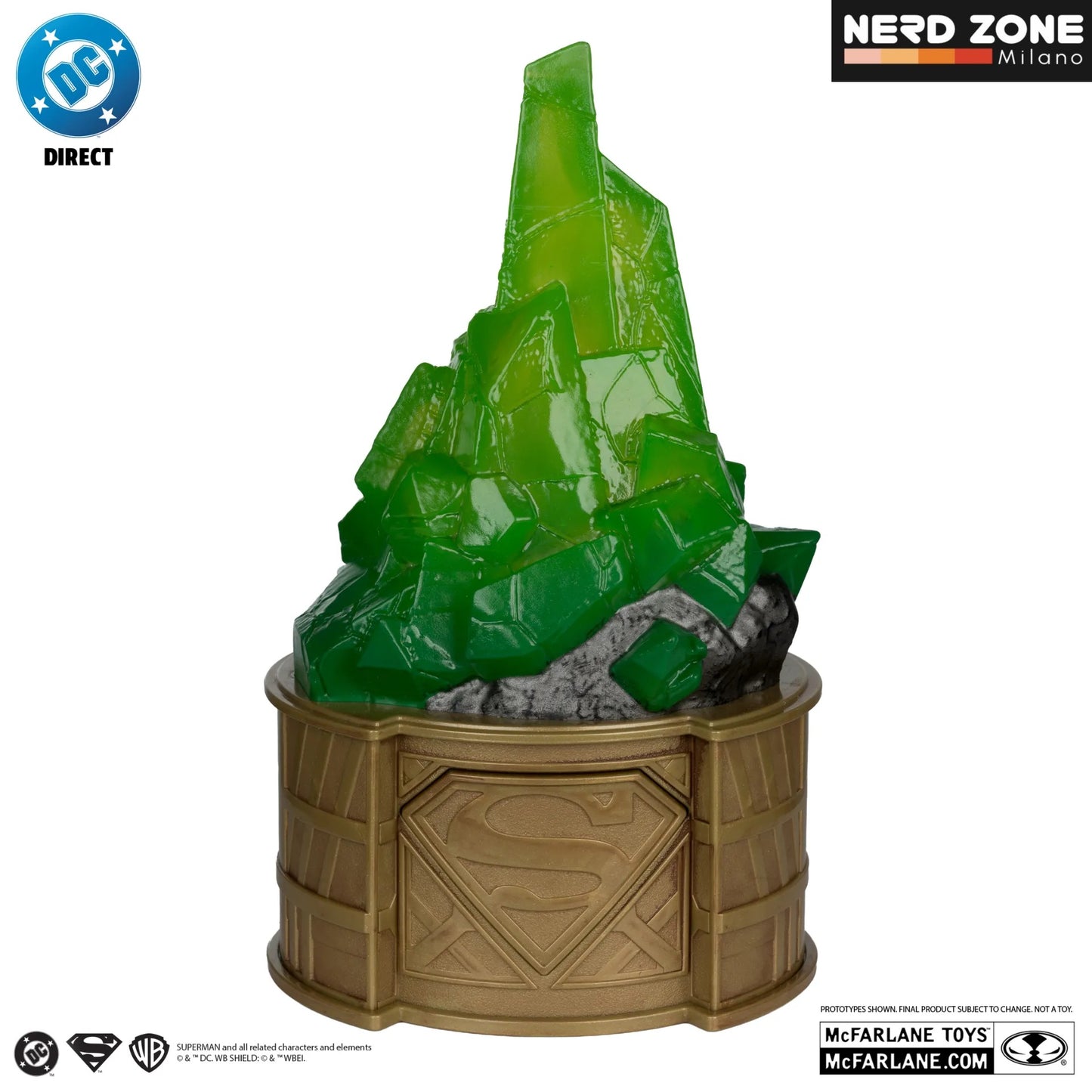 PRE ORDINE - McFARLANE TOYS 2025 - Dc Direct Superman Kryptonite display 1:1 Scale Prop  Replica