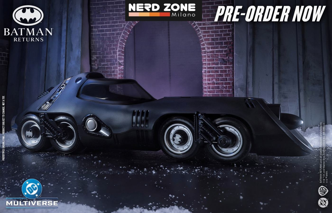 PRE ORDER - McFARLANE TOYS 2025 - Dc Theatrical Vehicles Batman Returns Batmissile