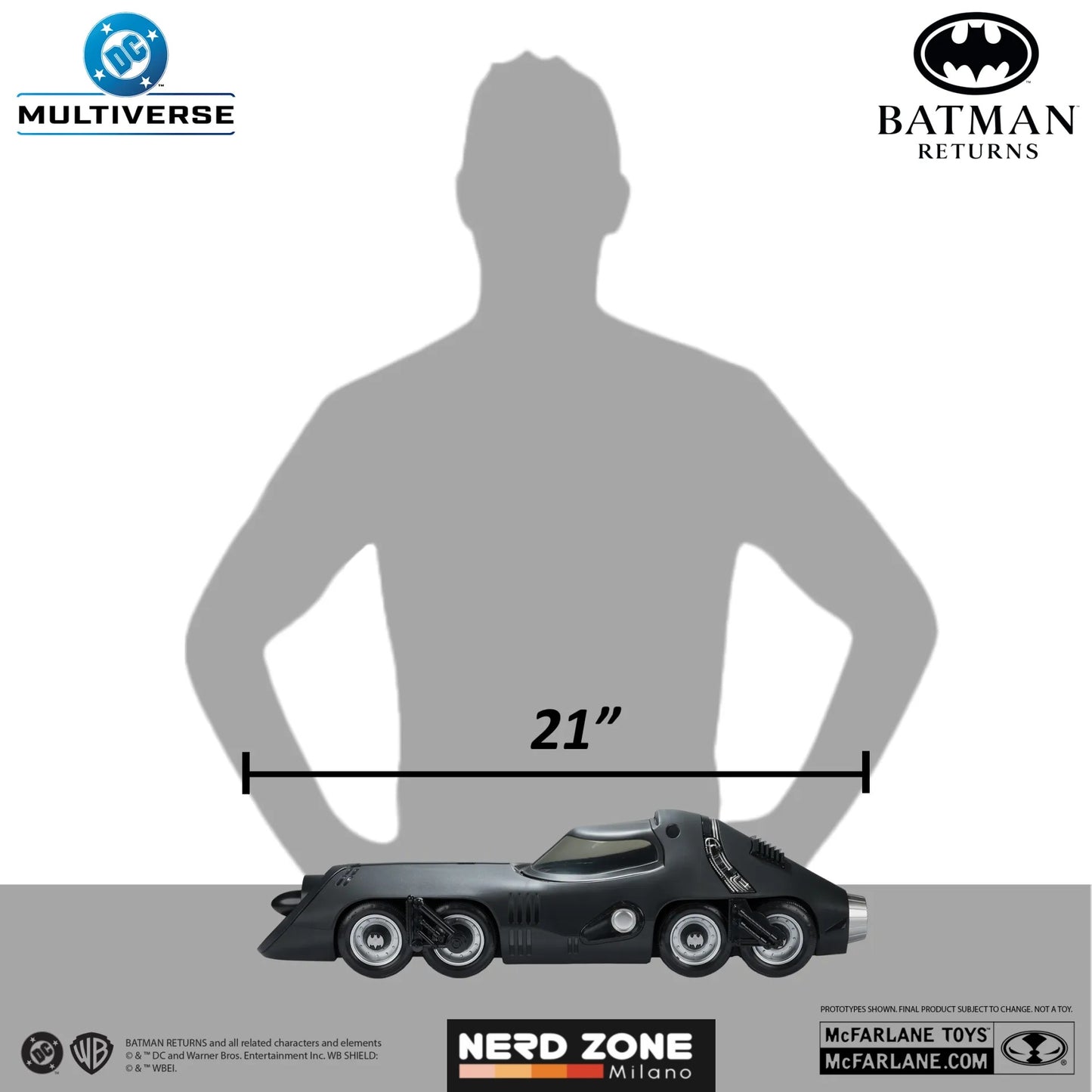 PRE ORDER - McFARLANE TOYS 2025 - Dc Theatrical Vehicles Batman Returns Batmissile