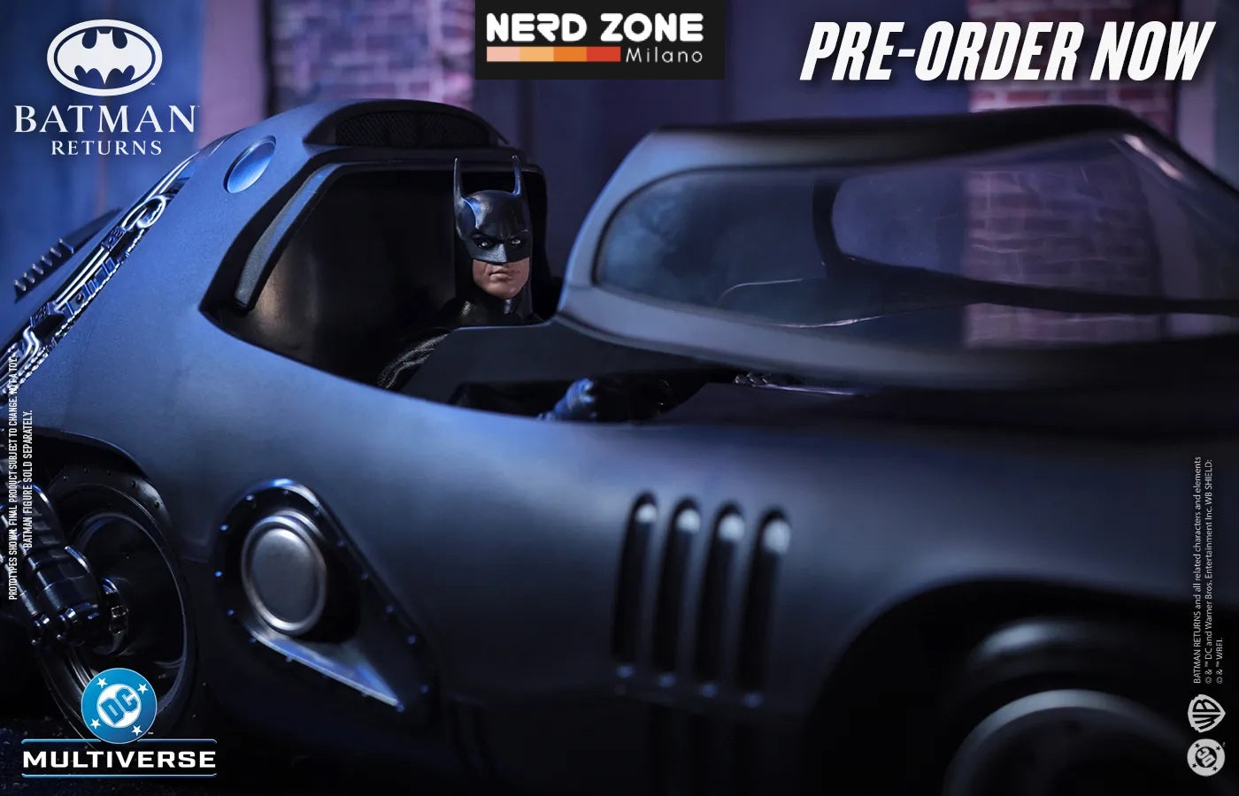 PRE ORDER - McFARLANE TOYS 2025 - Dc Theatrical Vehicles Batman Returns Batmissile