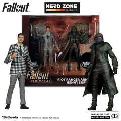 McFARLANE TOYS 2025 - Fallout New Vegas Riot Ranger Armor And Benny Survivor Action Figure 2pk