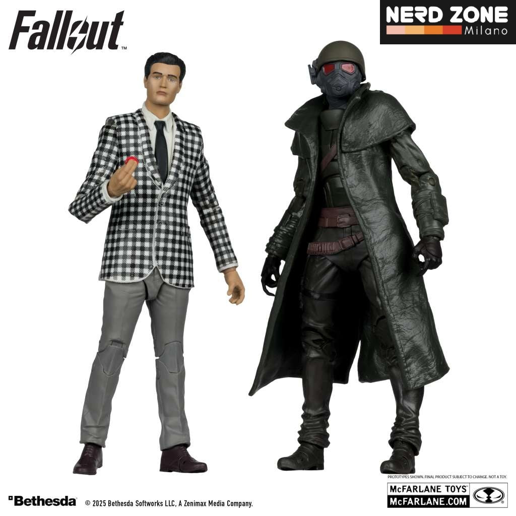 McFARLANE TOYS 2025 - Fallout New Vegas Riot Ranger Armor And Benny Survivor Action Figure 2pk