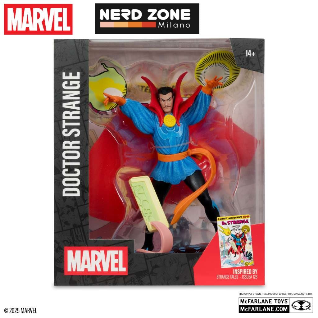 PRE ORDER - McFARLANE TOYS 2025 - Marvel Collection 1:10 Wv6 Dr. Strange (Strange Tales #128) Figure