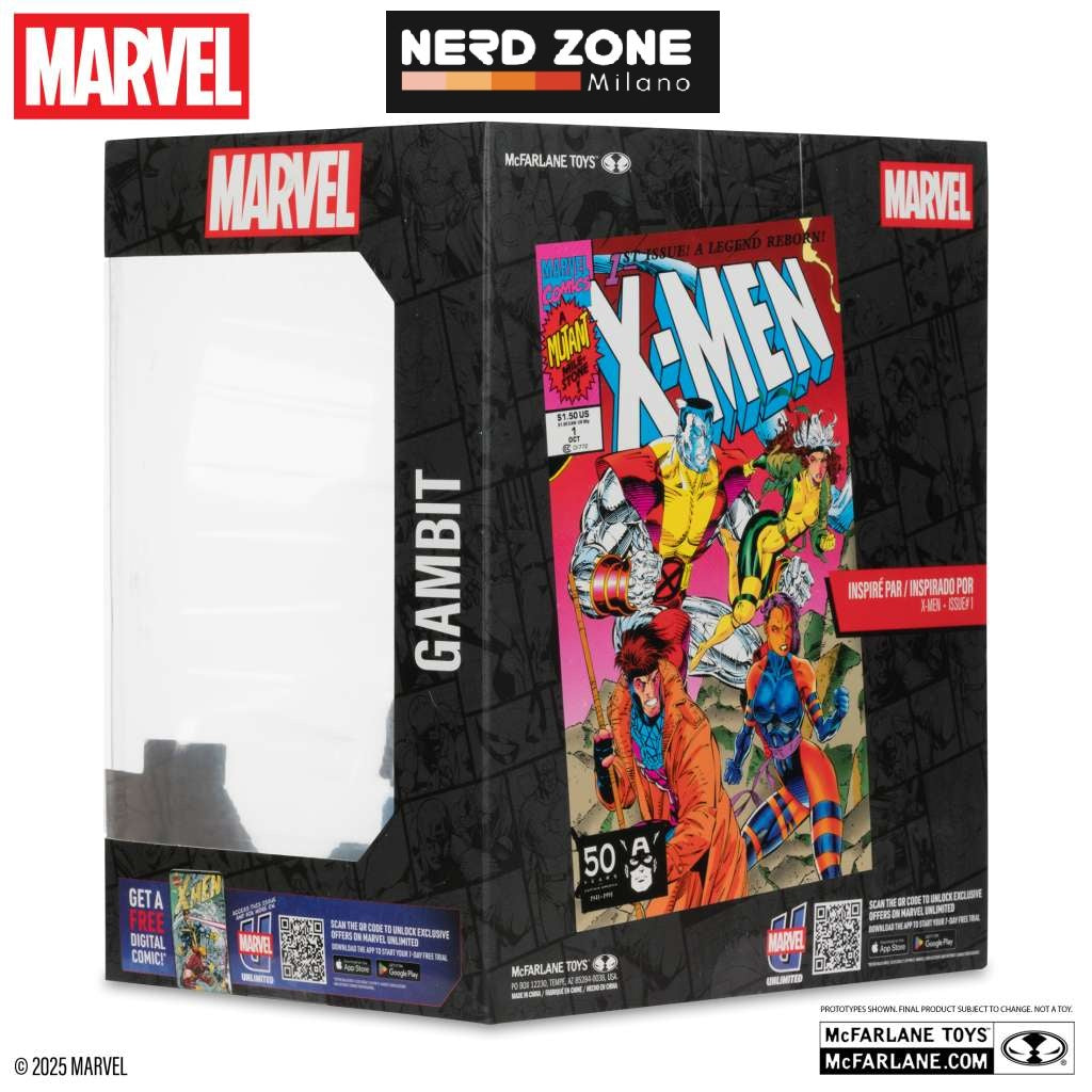 PRE ORDER - McFARLANE TOYS 2025 - Marvel Collection 1:10 Wv6 Gambit (X-men #1) Figure