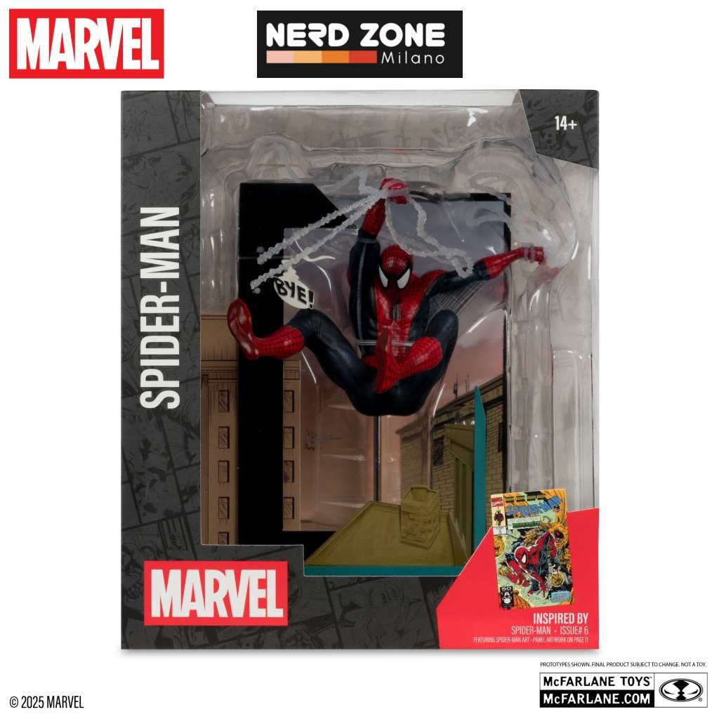 PRE ORDER - McFARLANE TOYS 2025 - Marvel Collection 1:10 Wv6 Spider-Man (Spider-Man #6) Figure