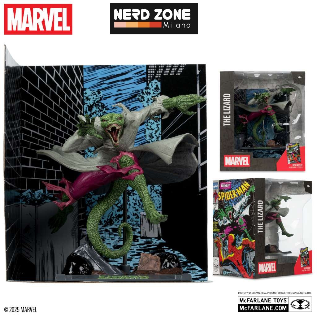 PRE ORDER - McFARLANE TOYS 2025 - Marvel Collection 1:10 Wv6 The Lizard (Spider-Man #2) Figure