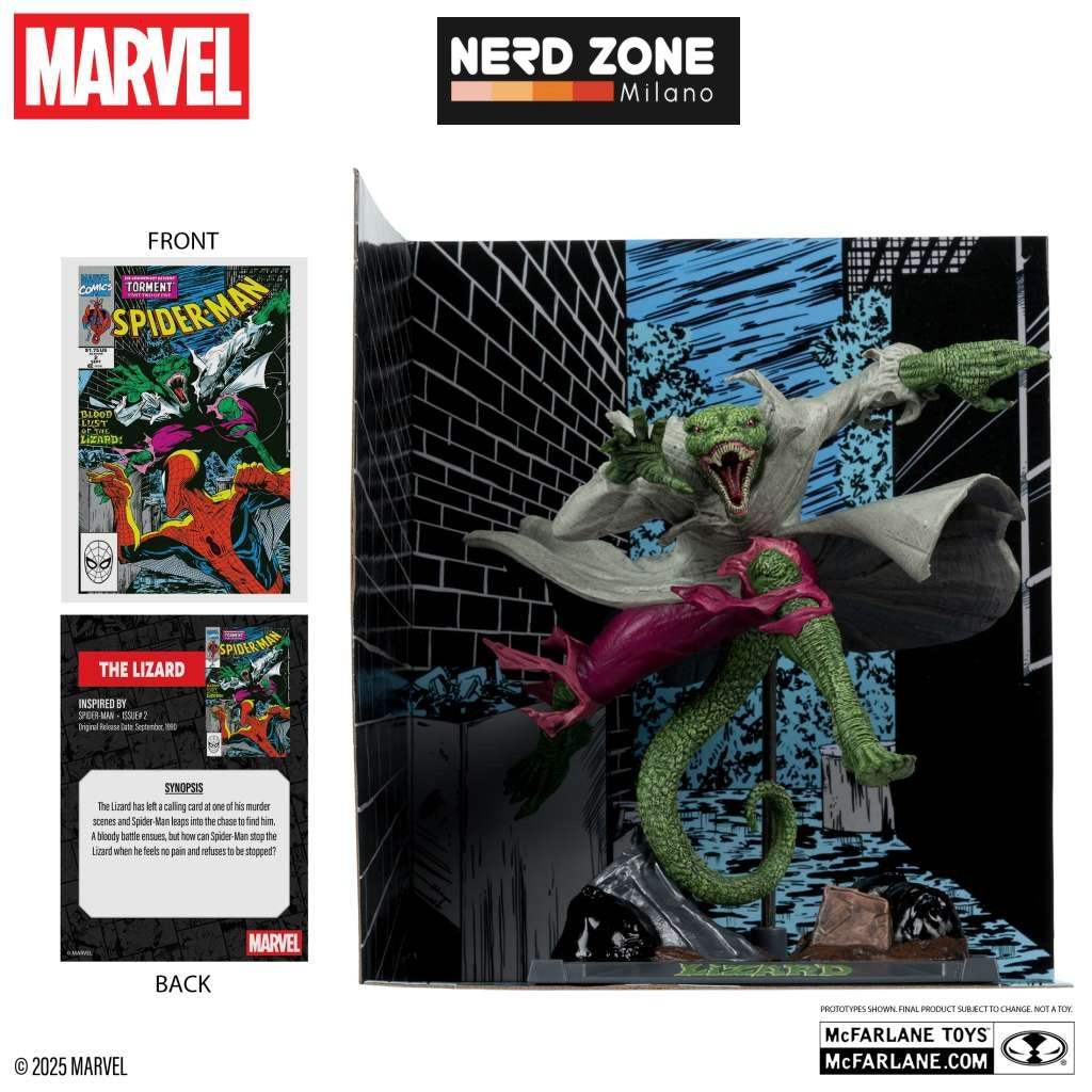PRE ORDER - McFARLANE TOYS 2025 - Marvel Collection 1:10 Wv6 The Lizard (Spider-Man #2) Figure