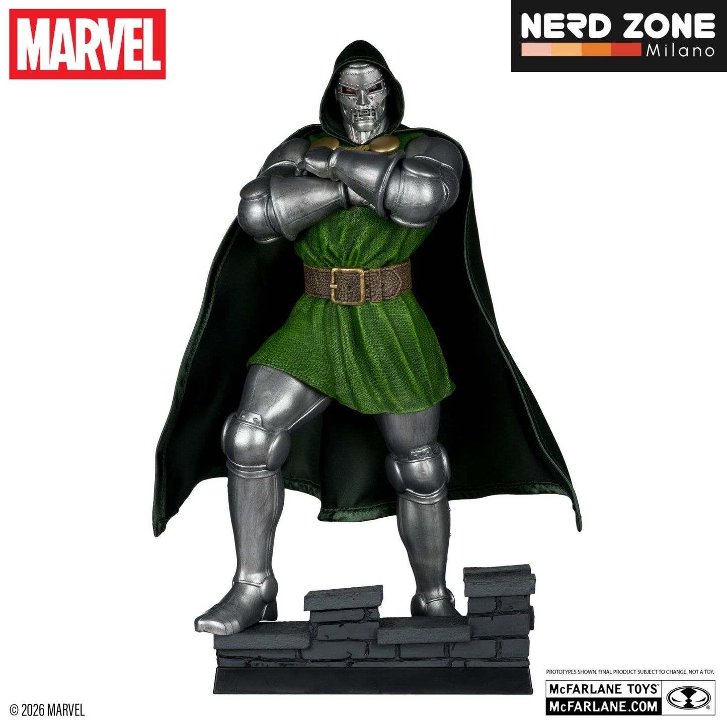 PRE ORDINE McFARLANE TOYS 2025 - Marvel Collection 1:6 Wv8 Doctor Doom #1 Figure