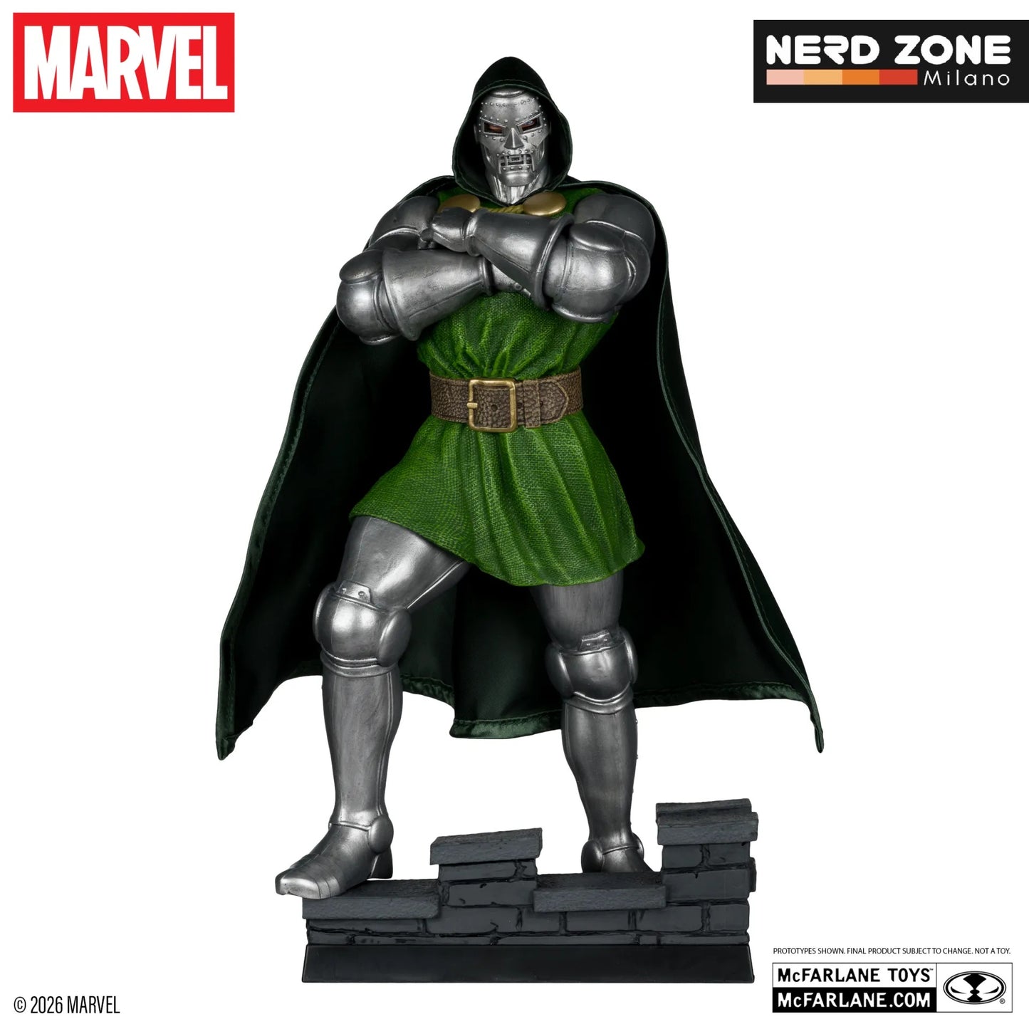 PRE ORDINE McFARLANE TOYS 2025 - Marvel Collection 1:6 Wv8 Doctor Doom #1 Figure