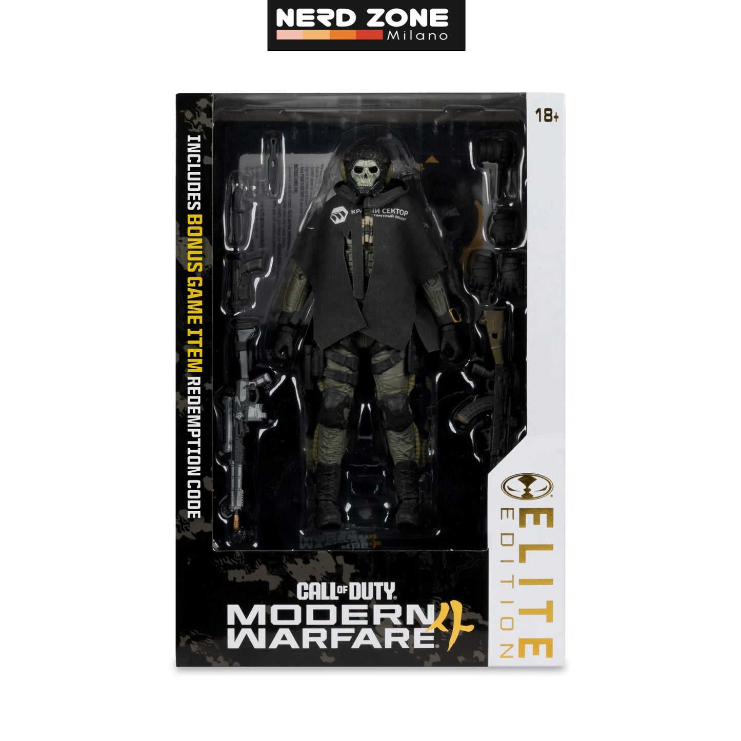 PRE ORDINE McFARLANE TOYS 2025 - Mcfarlane Elite Ed 7inch Call Of Duty Modern Warfare 4 Ghost Action Figure