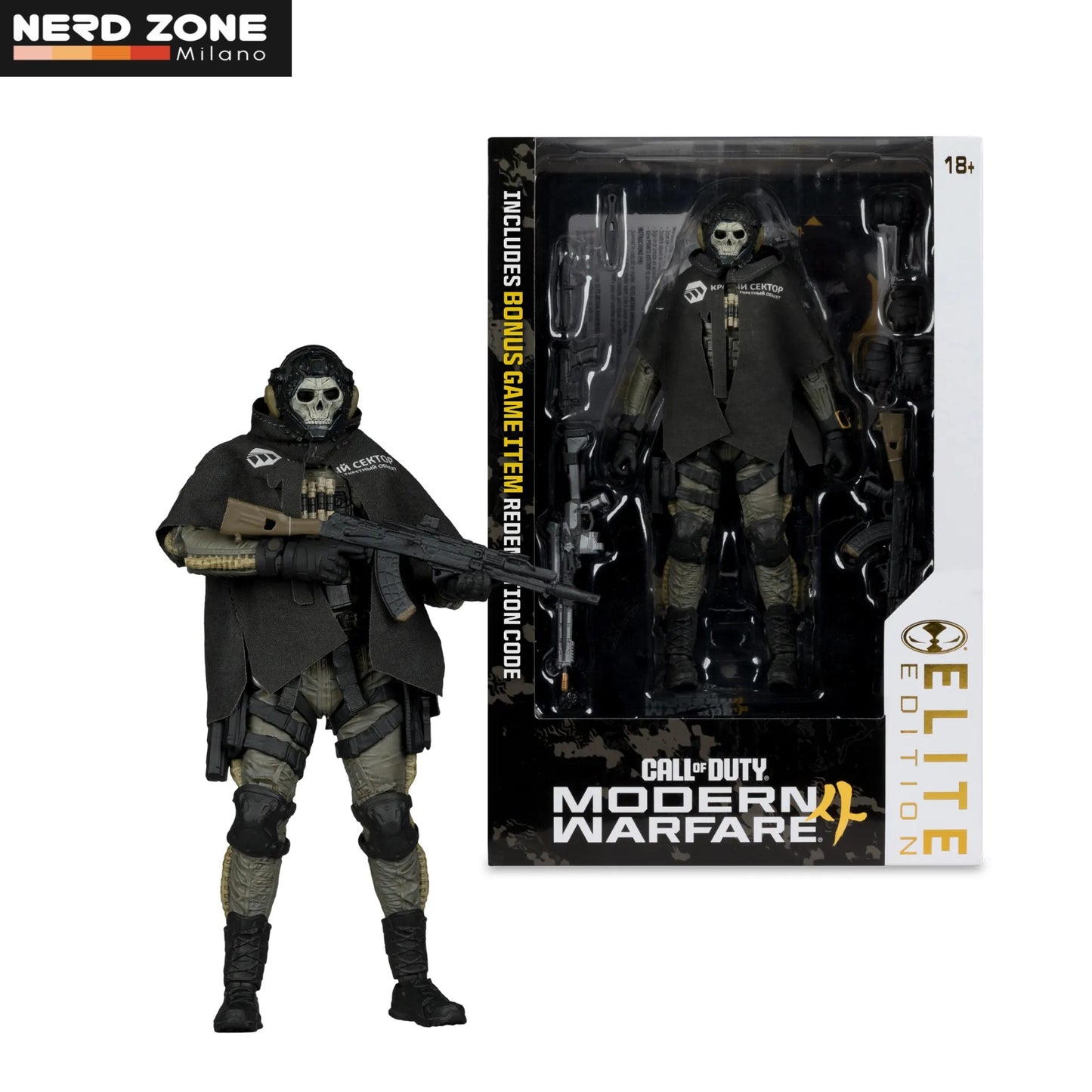 PRE ORDINE McFARLANE TOYS 2025 - Mcfarlane Elite Ed 7inch Call Of Duty Modern Warfare 4 Ghost Action Figure