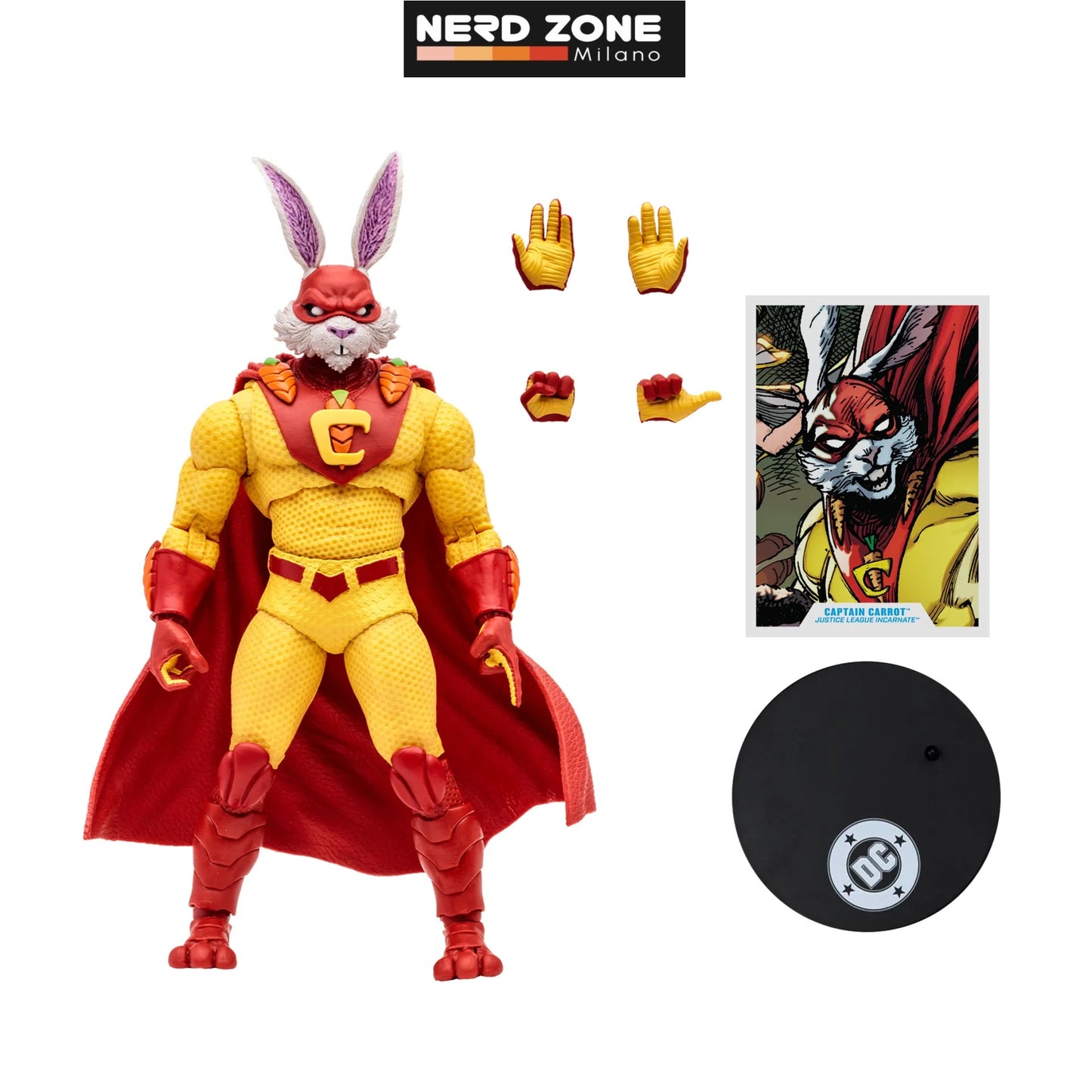 PRE ORDINE - McFARLANE TOYS 2025 - Mcfarlane Vault Dc Multiverse 7inch Captain Carrot Action Figure