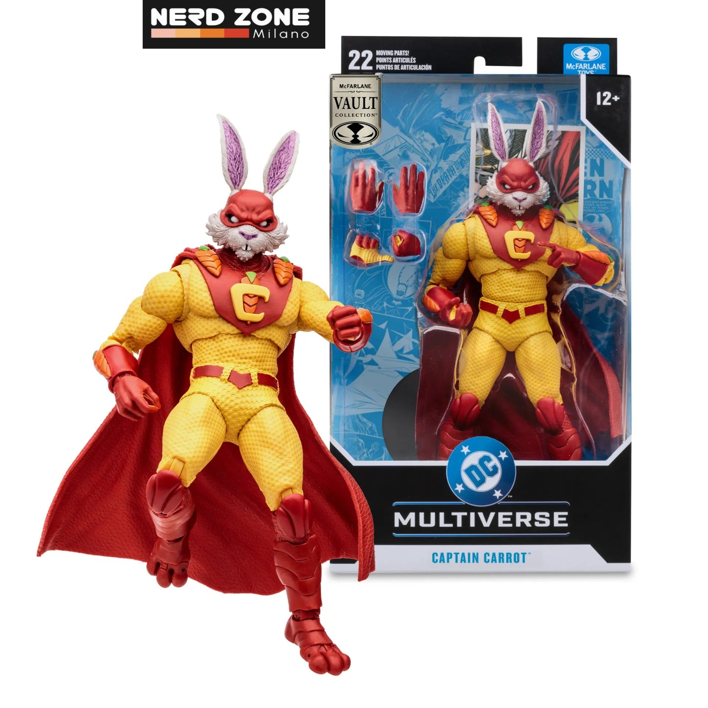 PRE ORDINE - McFARLANE TOYS 2025 - Mcfarlane Vault Dc Multiverse 7inch Captain Carrot Action Figure