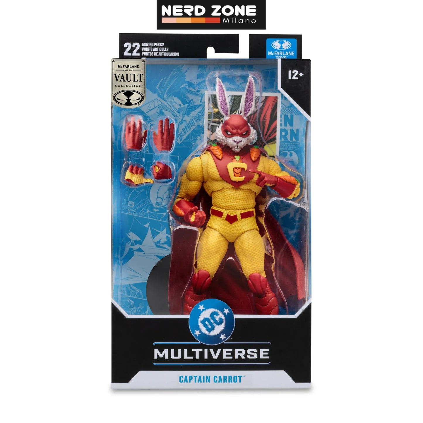 PRE ORDINE - McFARLANE TOYS 2025 - Mcfarlane Vault Dc Multiverse 7inch Captain Carrot Action Figure
