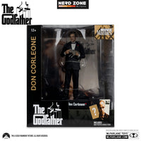 PRE ORDINE - McFARLANE TOYS 2025 - Movie Maniacs Don Corleone The Godfather 6inch Posed Figure
