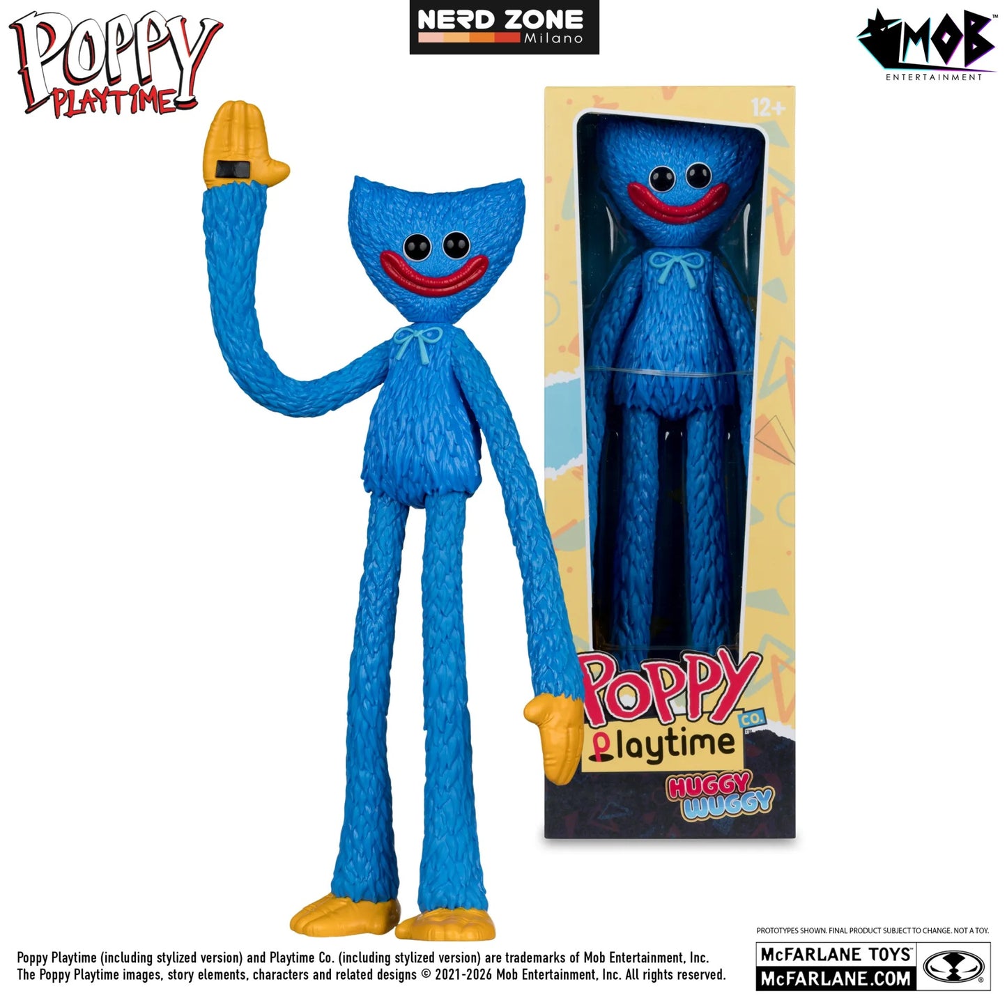 McFARLANE TOYS 2025 - Poppy Playtime 12inch Coffin Huggy Wuggy Smile Figure